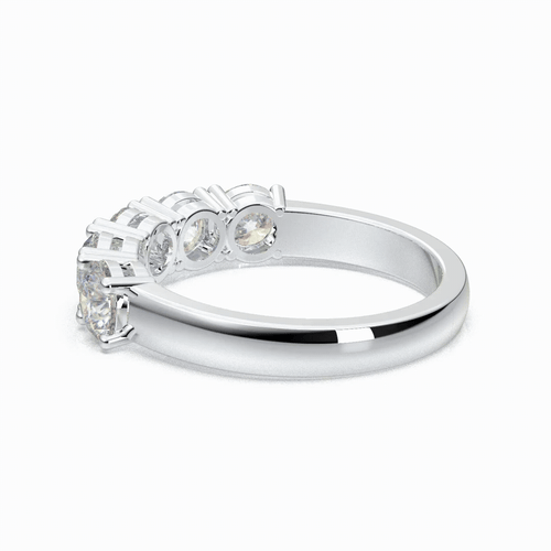 Original Moissanite Diamond Ring 1.5 CT 925 Sterling Silver White Gold Plated.
